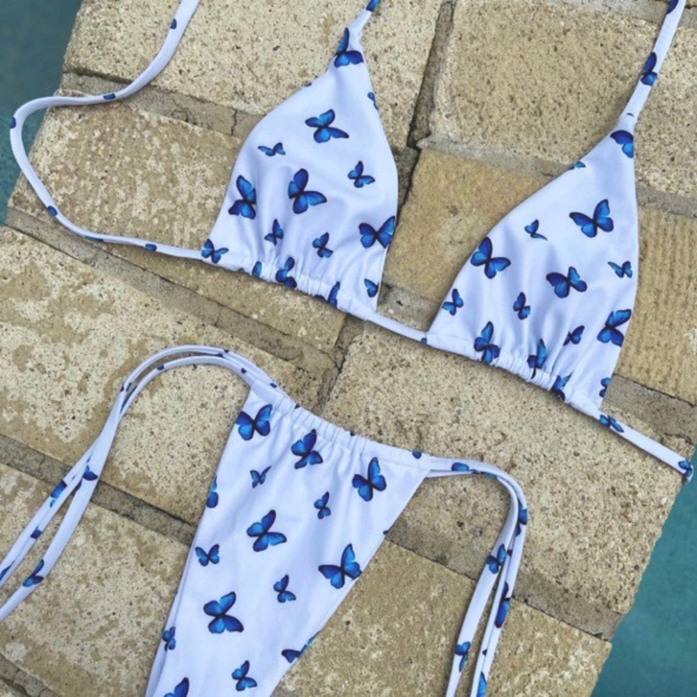 Berry Beachy Butterfly Bikini Set 🦋